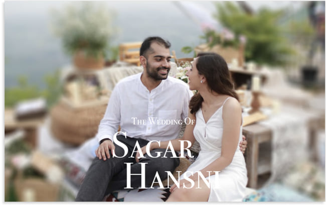 The Wedding Of Sagar & Hansni